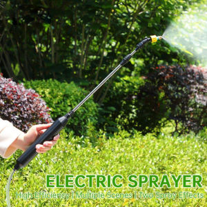 TaffHOME Semprotan Penyiram Tanaman Elektrik Adjustable Stick Spray Selang - MX37 - Black