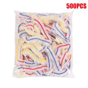 500PCS Disposable Food Cover Elastic Wrap Plastic Fruit Vegetable Refrigerator Food Packaging Bags Kitchen Plate Bowl Lids