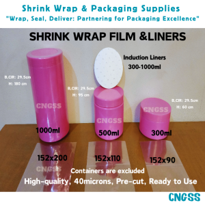 Shrink Wrap Plastic Packaging Shrinkable Plastic Sealer Film and Liners for Round Tub Container