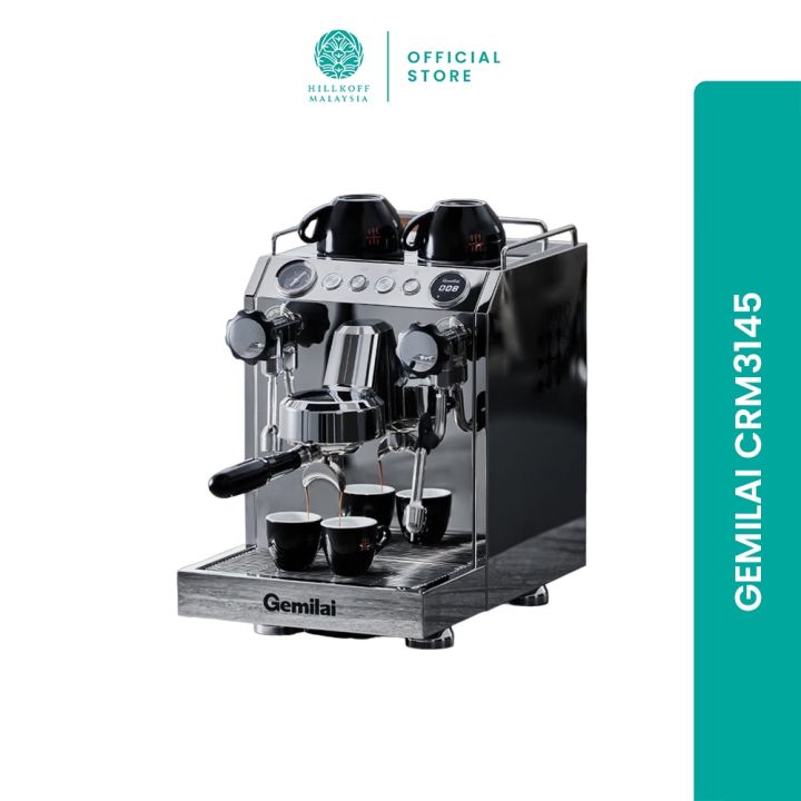 Gemilai Best Manual Coffee Makers Commercial 2-Group Semi