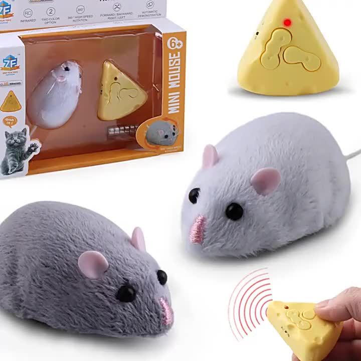 Funny Cat Toy Simulation Infrared Electric Remote Controlled Mouse
