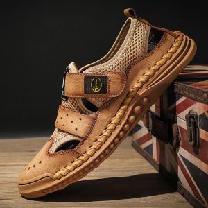 Xăng-đan Nam RXZ Xăng Đan Thường Ngày Dệt Thể Thao Ngoài Trời Lưới Thoáng Khí Giày