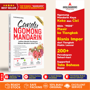 Buku PERCAKAPAN MANDARIN-Candu Ngomong Mandarin
