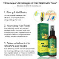Eelhoe 7 Day Ginger Germinal Serum Essence Oil Hair Loss Treatment Effective Fast Growth Hair Care Ginger Hair Loss Treatment Fast Hair Regrowth Essential Oil 7 Days Anti-loss Strong the Root of Hair Serum. 
