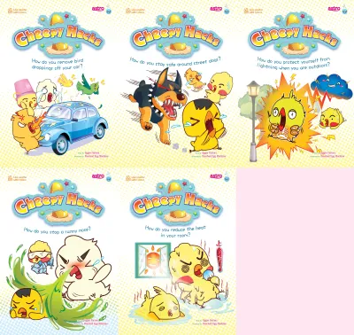 Happy Dragon 100000 Whys 5 books Bundle English Children Books / Comic Books Happy Dragon series answers Science questions