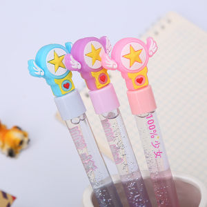 Pulpen gel kuda unicorn bunga angsa glitter gel pen imut lucu pena bolpoin ballpoint bulpen bolpen