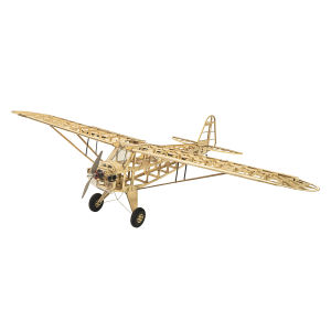 Piper J-3 Cub Balsa Wood RC Airplane Laser Cut Kit 2000mm DIY Scale Model Building Kit for Adult Collectors Hobby Aircraft