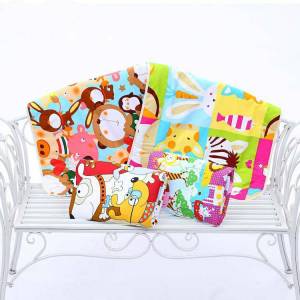 ( ส่งฟรี อย่าลืมเก็บคูปอง) ผ้ารองฉี่เด็ก แผ่นรองฉี่ ผ้ารองฉี่ ซักได้ หนา 3 ชั้น ซึมซับได้ดี ขนาดพกพา( 60x90 cm. ) ลายน่ารัก