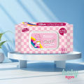 BabyZoom Rainbow Cute Bear Baby Wipes Unscented 80 Sheets 1 Pack Wet Wipes for Baby Baby Skin Care New born Wipe for Kids Baby Water-locking Mouth and Hand Sensitive Skin Baby Care for Babies Baby Need on Sale Newborn Essentials Free Shipping. 