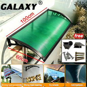GALAXY Kanopi Canopy Atap Transparan Gelap 60x100/100x150 Cm