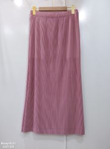 ยาว 33นิ้ว! 2MUAY รุ่น GJO1328 กระโปรงพลีทคุณภาพ THICK STRAIGHT PLEATED SKIRT 12 สี FREE SIZE