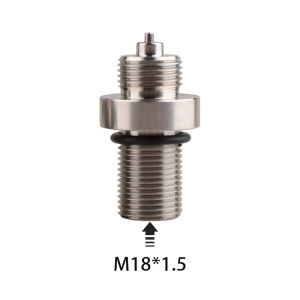 HPA Scuba Stainless Steel High Pressure Tank Regulator Base Detachable Valve Plug for Soda Water CO2 Air Stream Cylinder 4500PSI