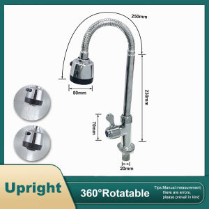 YS Stainless Steel 304 Kitchen Faucet 360 Rotate Cold Tap Wall Mounted Kitchen Pull Faucet Sink