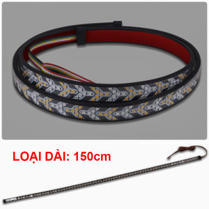 Dây LED Xương Cá xi nhan demi phanh hazard gắn đuôi xe hơi xe tải DC12-24V