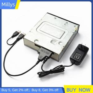 Millys SATA cáp cho máy tính xách tay SSD 2.5 inch Máy tính để bàn HDD Bên ngoài ổ cứng USB 2.0 Adapter với cổng cung cấp điện cho OS cho Windwos
