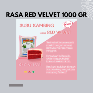 SUSU KAMBING BUBUK RASA RED VELVET 1000GR