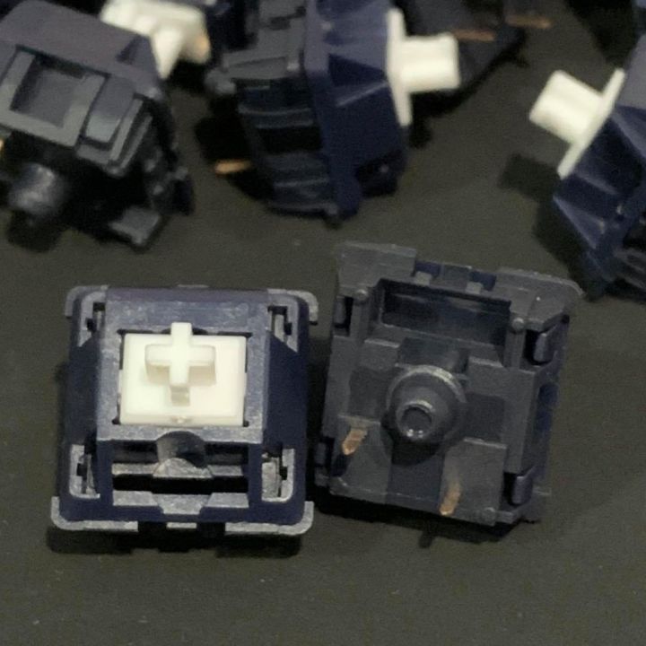 โปร++ [Tactile] AEBoard Naevy Switch R1.5 สวิทช์สองจังหวะสีขาวดำ จากการ ...