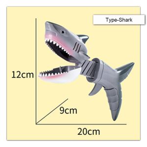 Mainan Dinosaurus Tekan Pop Up Dino Toy Populer Mainan Hiu Tekan / Lucu Dinosaur Dragon Roars Press Goyang Kepala Kiri Kanan Scares People Tyrannosaurus Rex