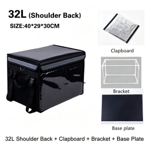 32L/48L/62L Thermal Insulated Bag Food Business food delivery bag motorcycle delivery food bag