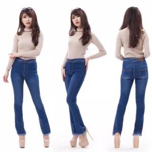 NOURAFASHION - HW JEANS CUTBRAY / CELANA PANJANG HIGHWAIST CUTBRAY / CUTBRAY JEANS / HW CUTBRAY RUMBAI / HWCUTBRAY