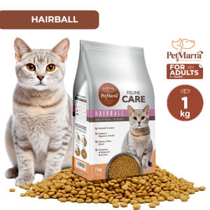 PetMarra Feline Care Adult Cat Dry Food Urinary Hairball Hair and Skin 1kg Collection pet foods all breeds kibbles