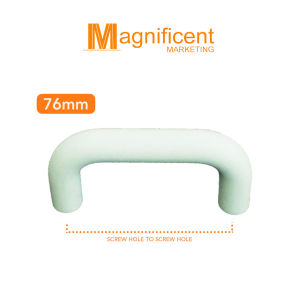 Ceramic Cabinet Handle Modern Minimalist White