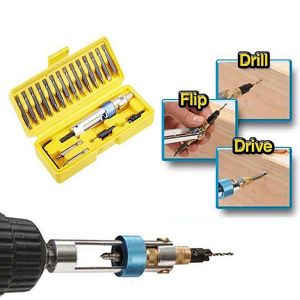 Set Mesin Bor Obeng Elektrik Cordless Screwdriver Mesin Bor Mini Obeng