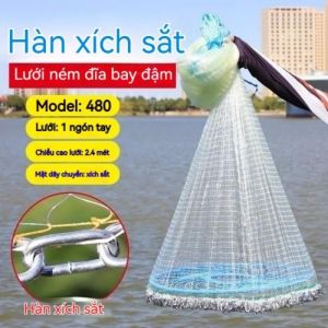 Chài Đĩa Bay UFO - Sợi Dù Hàng Thái Lan Nhập Khẩu - Loại 1 Siêu Bền