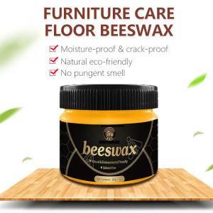 Bee Wax Wood Polish Waterproof Floor Beeswax Natural Traditional Wood Polishing Wax Furniture Wood Floor Wood Cleaning Bee Wax Daily Clean Floor Care