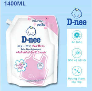 Can Nước giặt quần áo em bé Dnee 3000ml 1400ML- Hàng nhập khẩu Thái (Chính hãng có tem Đại Thịnh)