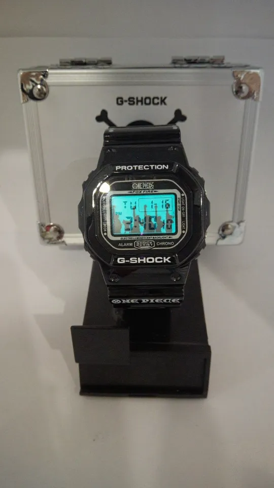 LW13 ORIGINAL CASIO G SHOCK DW5600 x ONE PIECE BLACK CUSTOM BNB