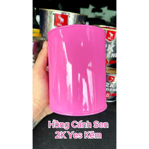 [ Tặng Cọ ]Sơn Kẽm Cao Cấp Hai Thành Phần 2K Yes ( Nhanh Khô Bóng Cứng Bền Màu Không Ngã Vàng )
