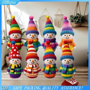 [COD] 2D Color Christmas Snowman Pendants Wood Cartoon Xmas Tree Hanging Ornament DIY Home New Year Party Atmosphere Decoration Supply
