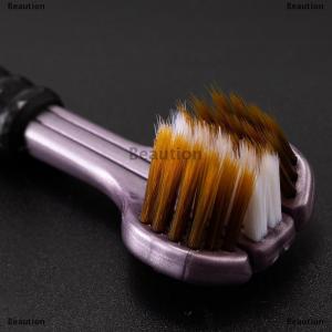 [COD] Beaution 2ชิ้นแปรงสีฟันสามด้านระบบสเตอริโอ3D ขนนุ่มมากแปรงสีฟันสำหรับผู้ใหญ่ที่ขูดลิ้นดูแลช่องปาก360แปรงทำความสะอาดฟัน °