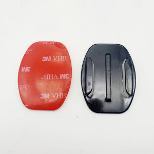 Helmet 3M Adhesive Curved Mount Sticker Base Mount For Go Pro Hero 12 11 10 Xiaomi Yi SJCAM DJI