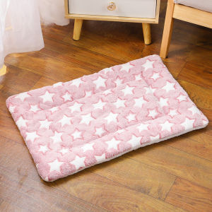 Warm Pet Bed Thickened Soft Plush Mat Cat Dog Universal Breathable Blanket Floor Cushion Tilam Haiwan Peliharaan