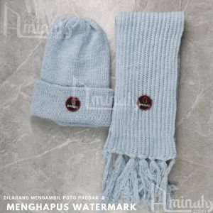 Paket Kupluk Bromo Dan Syal Bromo Bahan Tebal Premium Topi Gunung Musim Dingin