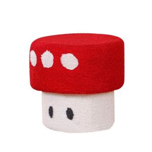Cute Mushroom Shoe Stool - Low Household Sofa Stools with Comfortable Design for Warmth and Convenience