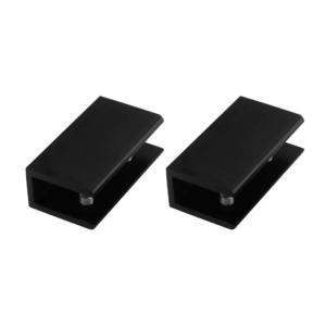 2Pcs Rectangular Glass Shelf Bracket for 10-12mm Glass Home Furniture Glass Clip Glass Support Bracket