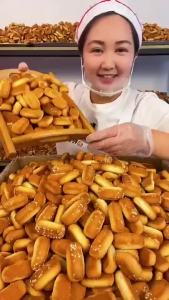 无蔗糖粗粮小米玉米面炉果 Sugar Free Coarse Grain Corn Cookies