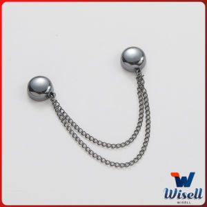 Wisell【มีสินค้าในสต๊อก】 หัวเข็มขัดเข็มกลัดโซ่ การตรึงขากางเกงดูดแม่เหล็ก ไม่ตอกตะปูแบบถอดได้ Magnetic buckle