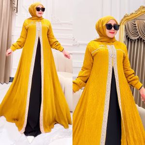ZIFA FASHION // COD // MARIAM DRESS KRINGKLE FREE PASHMINA // GAMIS SET PASHMINA BY SITI ASOPUROH BERLABEL // REALPIC // GAMIS REALPIC CANTIK// FASHION KONDANGAN COD SELURUH INDONESIA // GAMIS MUSLIMAH TRENDY // *ST