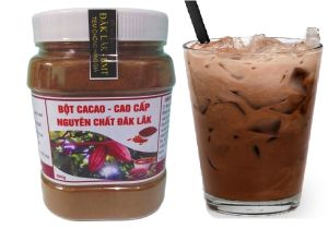 (MIỄN SHIP 15K) 500gr Bột Cacao Nguyên Chất Đăk Lăk Loại 1: Thơm Ngon Bổ Dưỡng Vị Đậm Đà (Shop Na Gà)