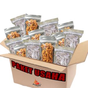 20pcs Basreng Daun Jeruk pouch 100gr