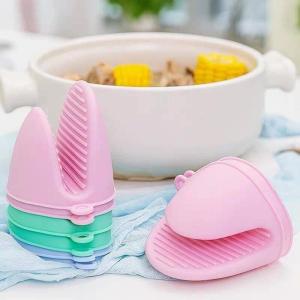 Bộ 2 kẹp nhấc nồi găng tay silicon  hình mỏ vịt chịu nhiệt cao bền đẹp G209-2NNvit-sili