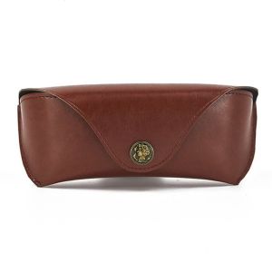 LIEYH Fashion Simple Male Eyewear Protector Box Reading Glasses Glasses Box Eyewear Protector Case Sunglasses Pouch Leather Glasses Case Eye Glasses Holder