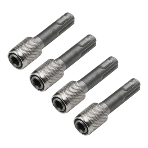 4Pieces Adapter 6.35 mm Hexagonal Shank for Efficient Conversion Professional Builders and DIYer Enthusiasts