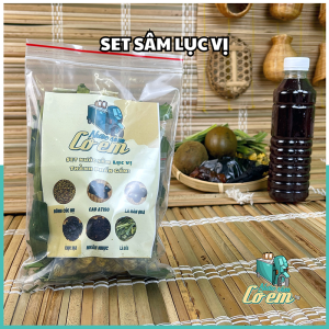 Set nước sâm lục vị thảo mộc thanh nhiệt nước sâm Cô Em - mỗi set nấu 10L nước