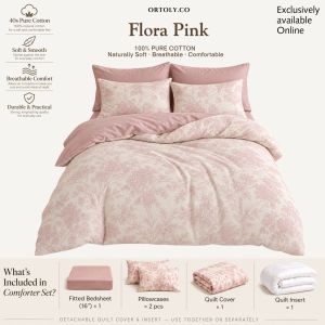 🇲🇾 𝗥𝗘𝗔𝗗𝗬 𝗦𝗧𝗢𝗖𝗞 𝟮𝟰𝗵𝗼𝘂𝗿𝘀🚚 SINGLE SUPER SINGLE 1200TC 35CM Pure Cotton Japanese Bedsheet Set