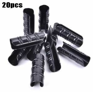 20pcs 20mm Greenhouse Frame Pipe Clip Plastic Garden Buildings Tube Clip Snap Net Fixed Pipe Clamps